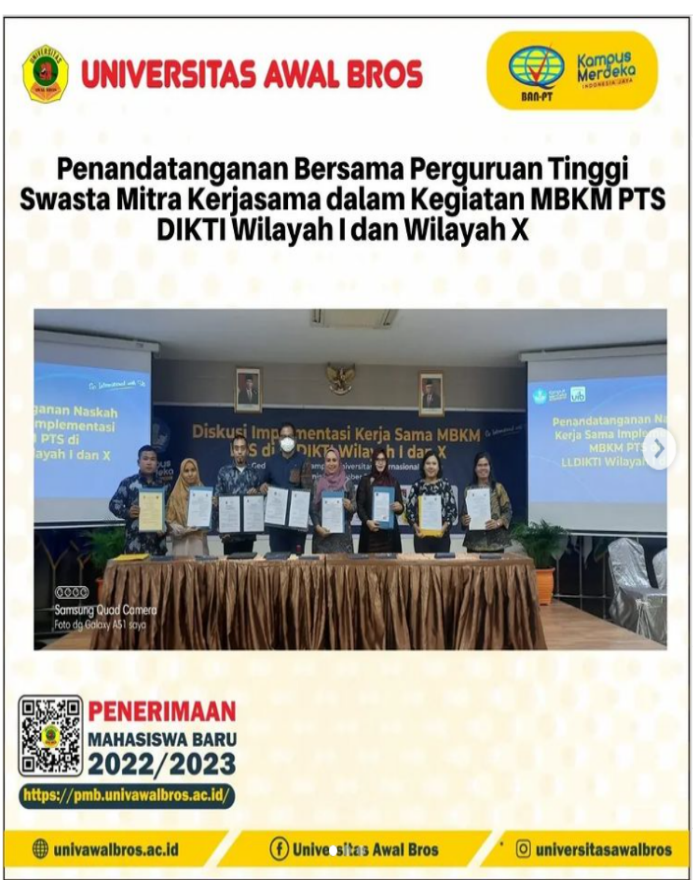 Penandatanganan Bersama Perguruan Tinggi Swasta
