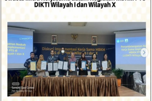 Penandatanganan Bersama Perguruan Tinggi Swasta